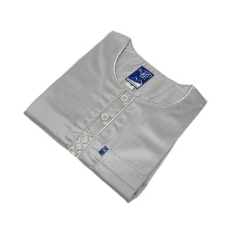 Qamis Ikaf Kids Gris Clair GlacéManche Longue - Arabie Saoudite