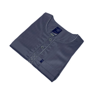Qamis Ikaf Kids Gris Anthracite GlacéManche Longue - Arabie Saoudite