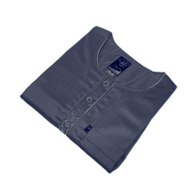 Qamis Ikaf Kids Gris Anthracite GlacéManche Longue - Arabie Saoudite
