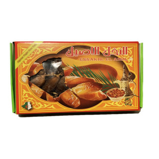 Dattes Algérian Delglet Noor Dates - Ennakhl El Assil - 1 Kg