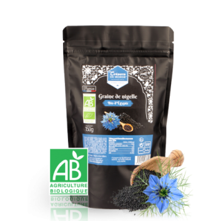 Graine de Nigelle Bio d'Egypte - Habba Sawda - Sachet - 150gr - Maison Crétet