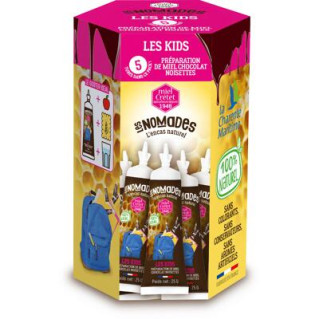 Nomades Kids Chocolat Noisettes - 5 Tubes de 25 gr - Maison Crétet