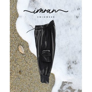 PantaSwim - Saroual de Bain - Noir - Coupe Djazairi - Imran Swim Wear