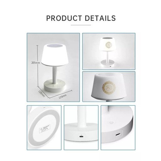Veilleuse Lampe Coranique MP3 - Bluetooth et Télécommande - SQ-917 Lamp Qur'an - Equantu