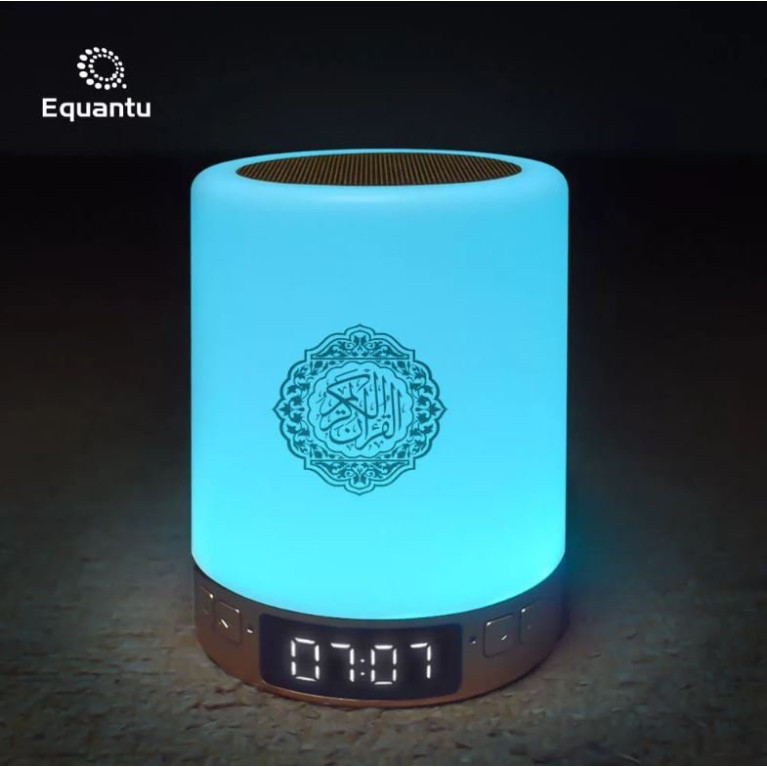 Equantu veilleuse coranique avec application, multicouleurs,avec haut  parleur, bluetooth : : Luminaires et Éclairage