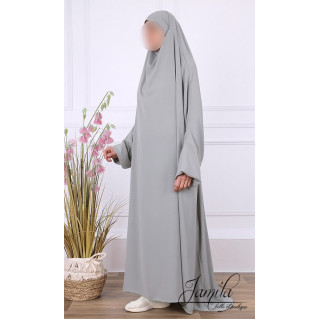 JIlbab 1 Pièce - Vert Pastel - Microfibre Léger - Jamila