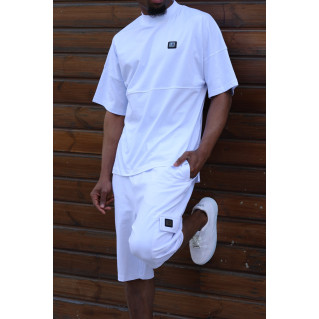 Ensemble Actual - Blanc - T-Shirt Oversize - Saroual Djazairi N3 - Na3im - NIII - New 2022