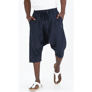 Sarouel Short de Plage sans Lycra - Bleu Nuit - Qaba'il