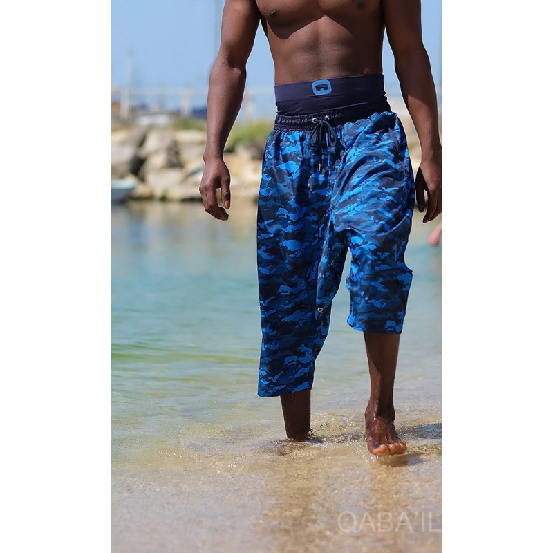 Sarouel de Bain Army - Bleu - Qaba'il Sarouel de Bain Army - Bleu - Qaba'il