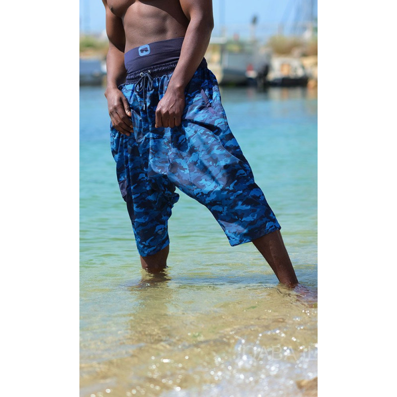 Sarouel de Bain Army - Bleu - Qaba'il Sarouel de Bain Army - Bleu - Qaba'il