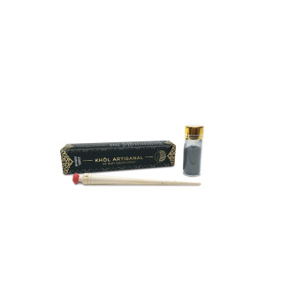 Khôl artisanal et son applicateur - 100% naturel - sans plomb - 1001 vertues