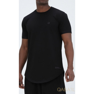 Sarouel et T-shirt noir, ensemble Qaba'il : Nautik Sarouel et T-shirt noir, ensemble Qaba'il : Nautik