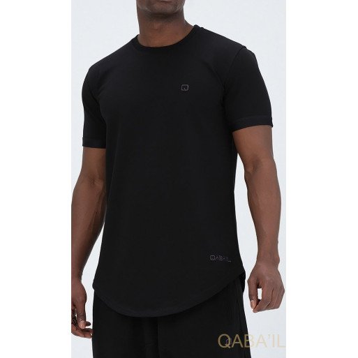 Sarouel et T-shirt noir, ensemble Qaba'il : Nautik