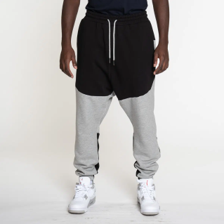 Sarouel Jogging Pants GP12 Gris et Noir - Dc Jeans
