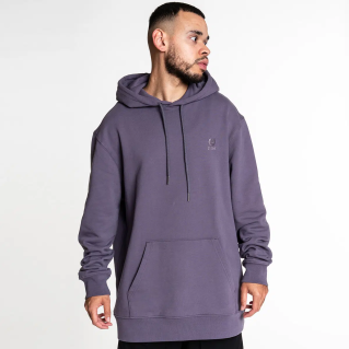 Sweat Hoodie Capuche Oversize Loose - Mauve - Dc Jeans