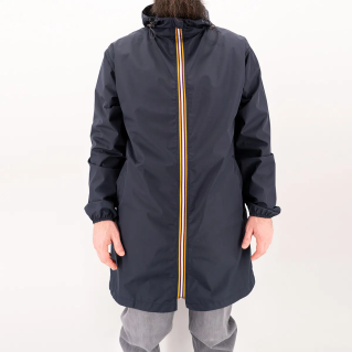 Veste Imperméable Longline - Bleu - Dc Jeans