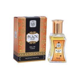 Musc Black Oud - Parfum de Dubaï : Mixte - Extrait de Parfum Sans Alcool - Naseem - 24 ml 