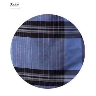 Izar Tangara, Sarong ou Pagne à Carreaux Bleu Gris - Izare Izar Tangara, Sarong ou Pagne à Carreaux Bleu Gris - Izare