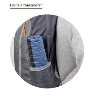 Izar Tangara, Sarong ou Pagne à Carreaux Bleu Gris - Izare Izar Tangara, Sarong ou Pagne à Carreaux Bleu Gris - Izare