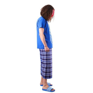 Izar Ultra Marine, Sarong ou Pagne à Carreaux Bleu Marine - Izare Izar Ultra Marine, Sarong ou Pagne à Carreaux Bleu Marine - Izare
