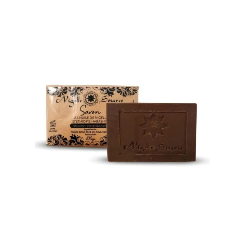 Savon Haute Gamme - 100% à l'Huile de Nigelle "Habachia" - Ethiopie - 100 gr - Nigelle Source Savon Haute Gamme - 100% à l'Huile de Nigelle "Habachia" - Ethiopie - 100 gr - Nigelle Source