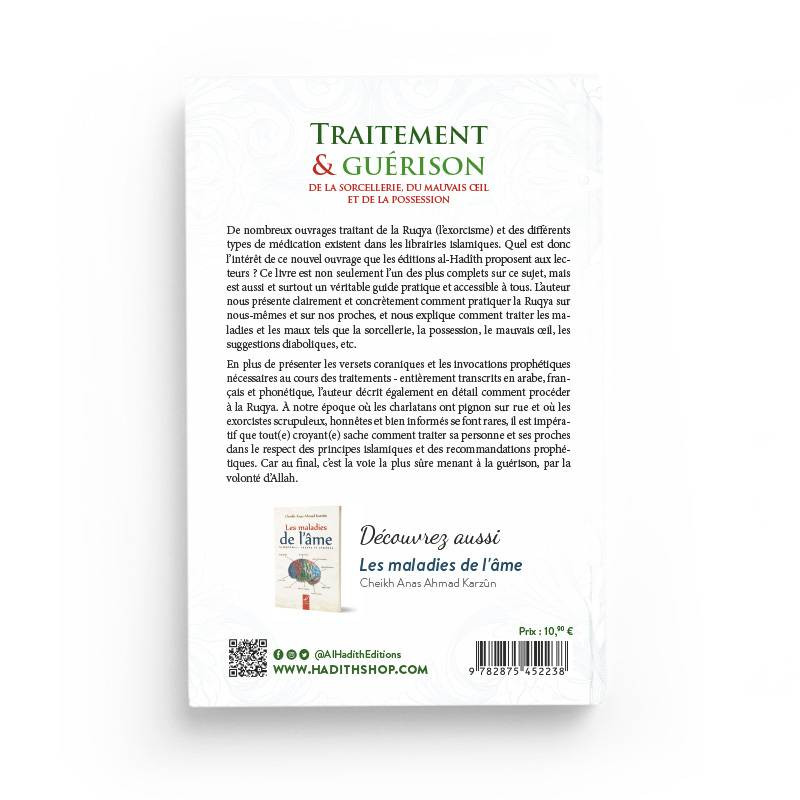 Traitement & Guérison De La Sorcellerie - Edition Al Hadith Traitement & Guérison De La Sorcellerie - Edition Al Hadith