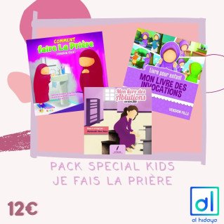 Pack Je Fais la Priere Filles - Editions Athariya Kids + Muslim Kid et Ikhlas