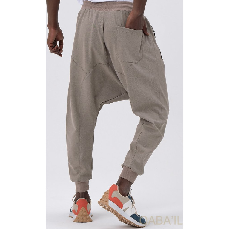 Sarouel Jogging Beige Qaba'il : Onyx Up