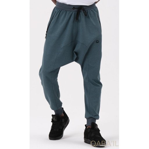 Sarouel Jogging Vert Amande Qaba'il : Onyx Up