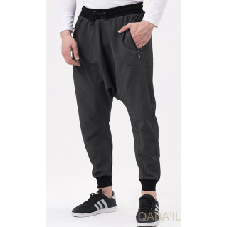 Sarouel Jogging Noir Qaba'il : Onyx Up
