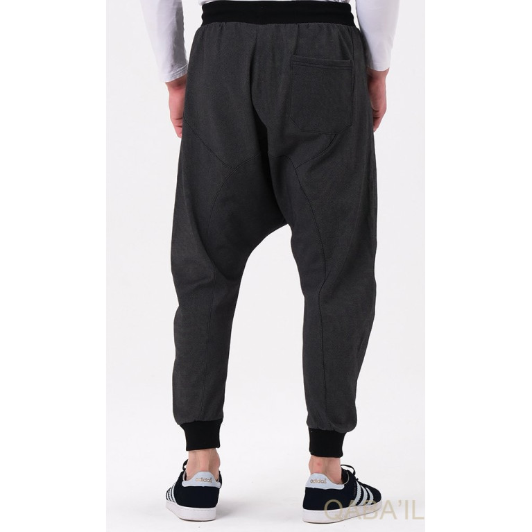 Sarouel Jogging Noir Qaba'il : Onyx Up
