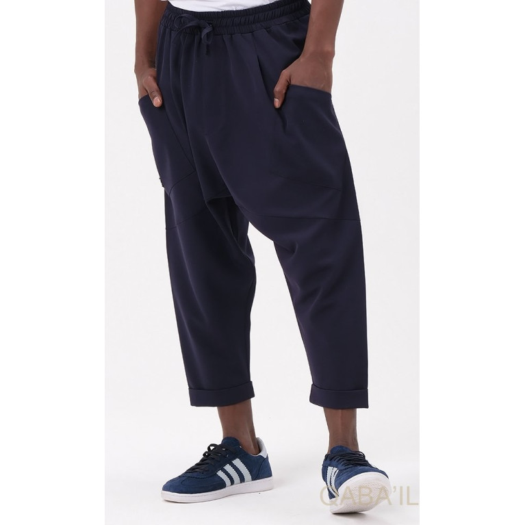 Sarouel Pantalon 4 Saisons - Bleu Nuit - Qaba'il : Design W23