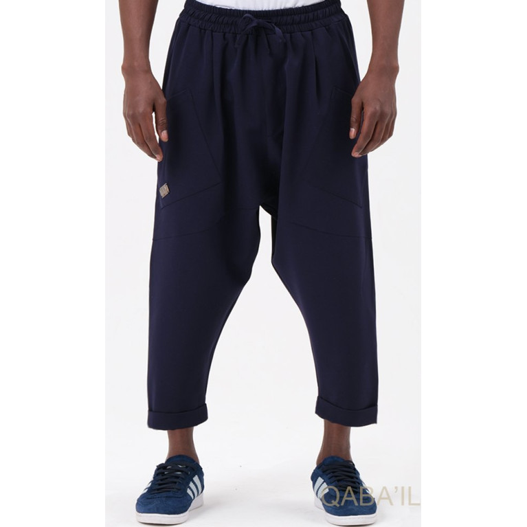 Sarouel Pantalon 4 Saisons - Bleu Nuit - Qaba'il : Design W23