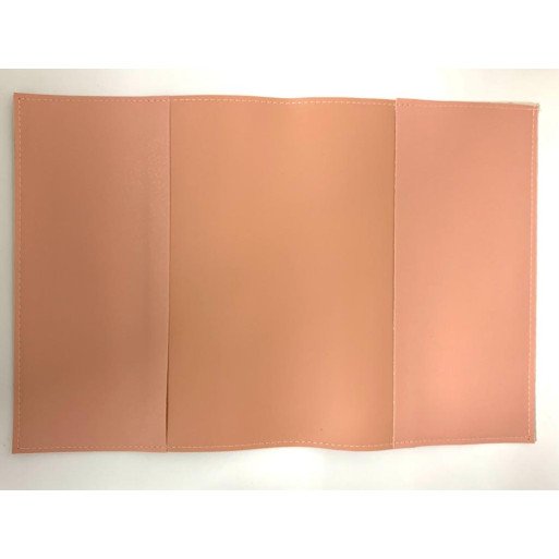 Couverture de Livre - Grand Format : 26 x 20 cm - Rose Pâle - Protège Coran - Simili Cuir - Edition Sana
