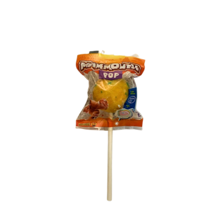 Sucette Jaune Bubble Gum - Mammouth Pop - 5 Goûts Différents, Poudre au Centre- Bonbon Halal - Zed Candy