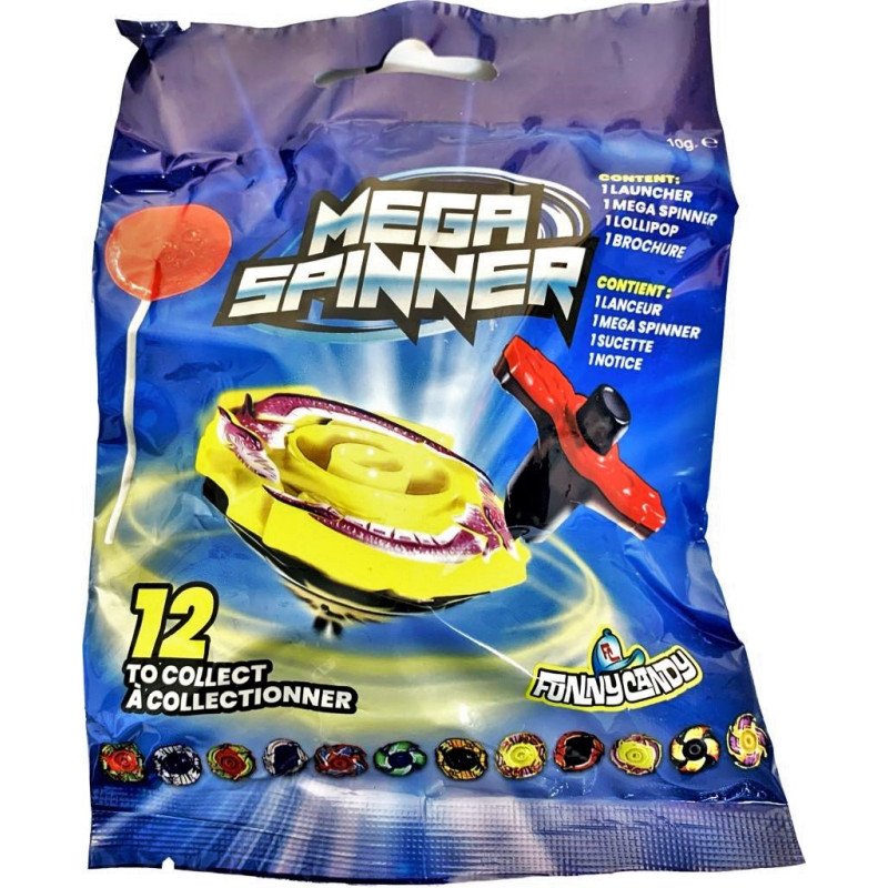 Mega Spinner - Toupis avec Sucette à la Fraise - Funny Candy