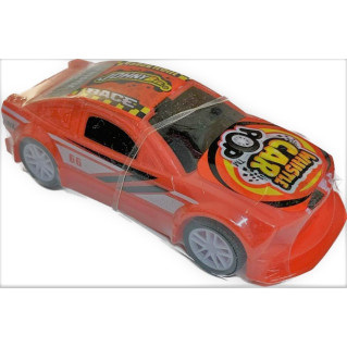 Petite Voiture Rouge de Course avec Sifflet - Sucette à l’Intérieur - Halal - 10 gr