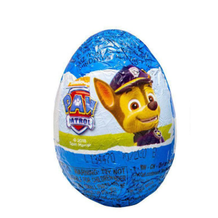 Oeuf Surprise Pat Patrouille - Oeuf Chocolat au Lait - Bleu -Halal - Zaini - 20 gr