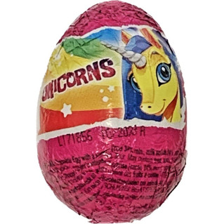 Oeuf Surprise Licorne - Oeuf Chocolat au Lait - Rose -Halal - Unicorns - Zaini20 gr