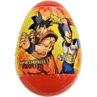Oeuf Surprise Dragon Ball Z - Figurine 2D - Rouge -Halal - 10 gr
