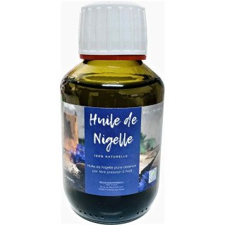 Huile de Nigelle - 100% Naturel - Pressé à Froid - 100 ml