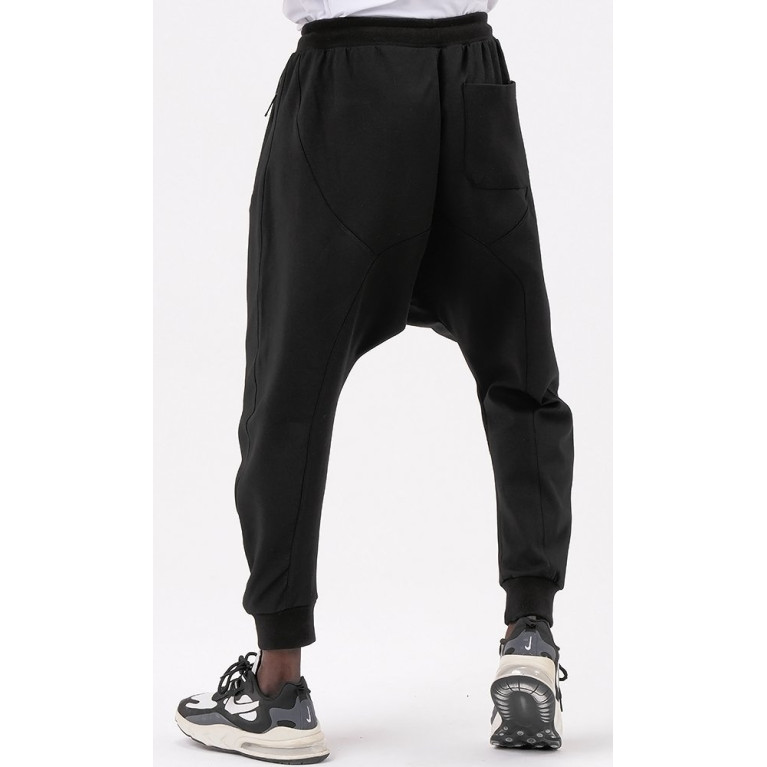 Sarouel Jogging Noir Ton sur Ton Qaba'il : Onyx Up