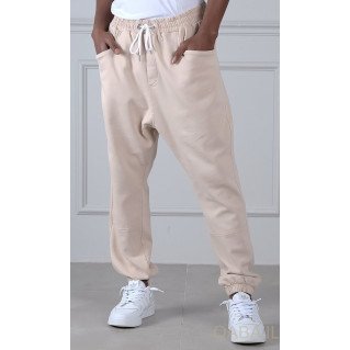 Sarouel New Coton Stretch - Beige - Qaba'il : Coupe Djazairi- Pants Strech