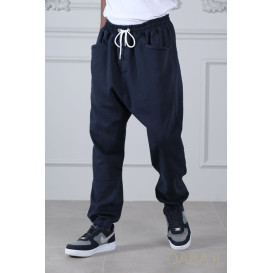 Sarouel New Coton Stretch - Bleu Nuit - Qaba'il : Coupe Djazairi- Pants Strech