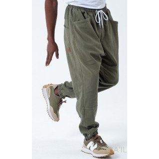 Sarouel New Coton Stretch - Kaki - Qaba'il : Coupe Djazairi- Pants Strech