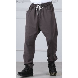 Sarouel New Coton Stretch - Anthracite - Qaba'il : Coupe Djazairi- Pants Strech