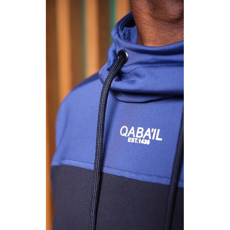 Ensemble Qamis Court + Sarouel - Bleu Nuit et Indigo - Qaba'il : Delta