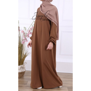 Abaya Manche Elastique -...