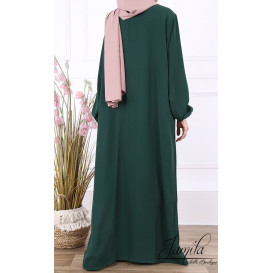 Abaya Manche Elastique -...