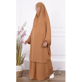 JIlbab 2 Pièces - Caramel -...